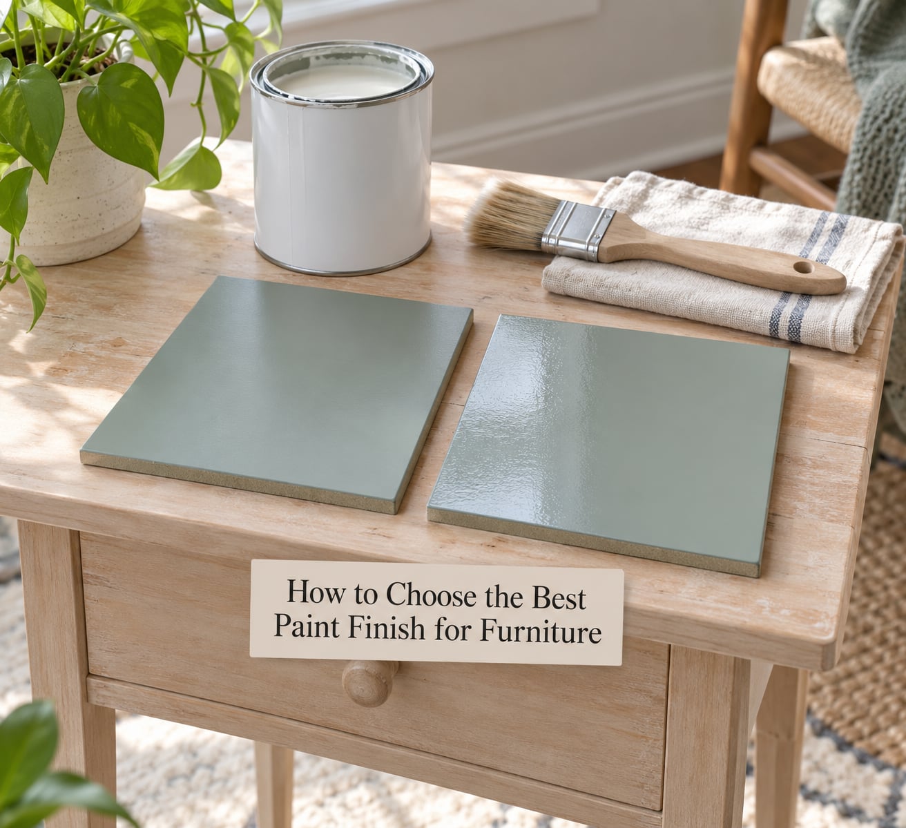 How to Choose the Best Paint Finish for Furniture