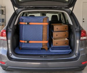 how to transport a dresser in a car