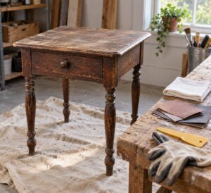 how to deglosser work on wood furniture
