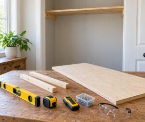 how to add shelves to a closet