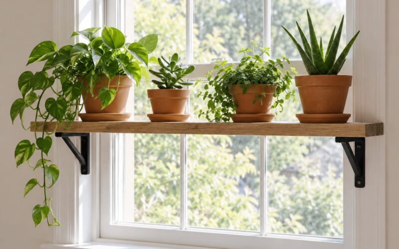 How to Make a Plant Shelf in a Window: Simple DIY (2026)