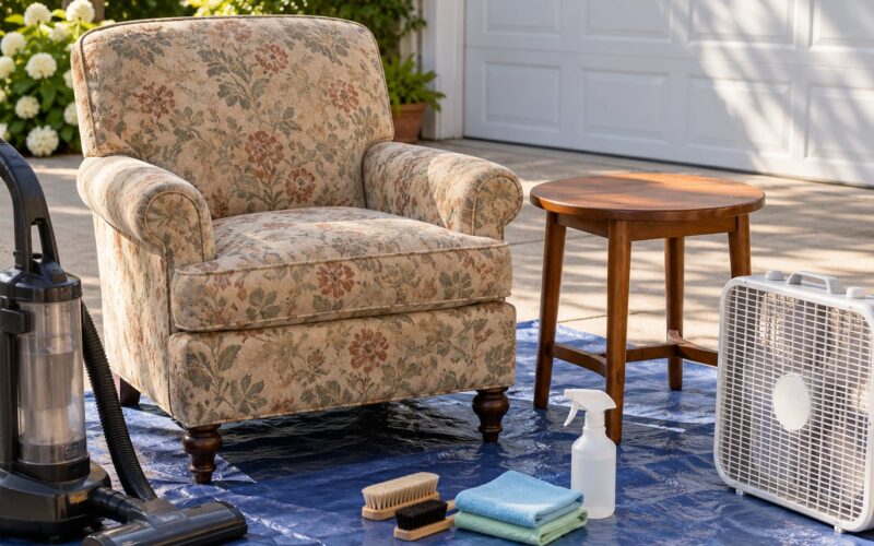 How to Disinfect Thrifted Furniture Before Bringing It Inside