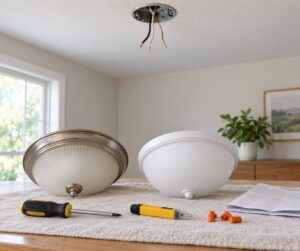 how to swap a light fixture yourself