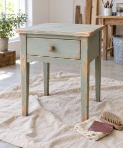 how to distress painted furniture with sandpaper