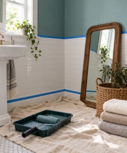 how to update a bathroom on a budget