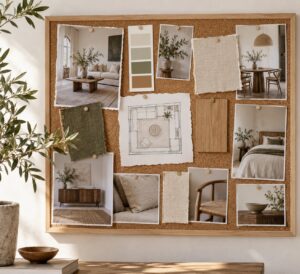 how to build a mood board for a room