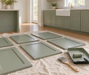 how to paint kitchen cabinets without spraying