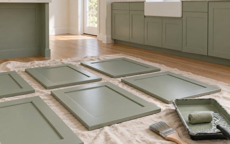 How to Paint Kitchen Cabinets Without Spraying (2026)