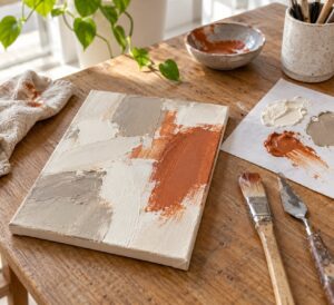how to make abstract canvas art for beginners