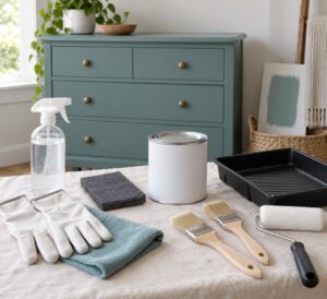 how to paint furniture without sanding