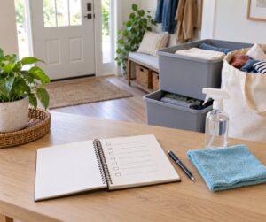how to make a spring refresh checklist for your home