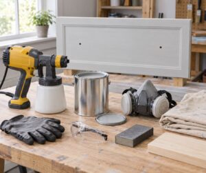 how to use a paint sprayer on furniture for the first time