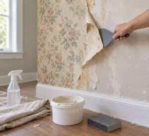 how to remove old wallpaper from drywall