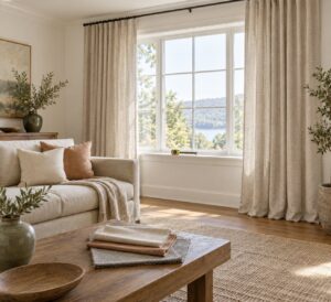 how to choose curtains for a living room