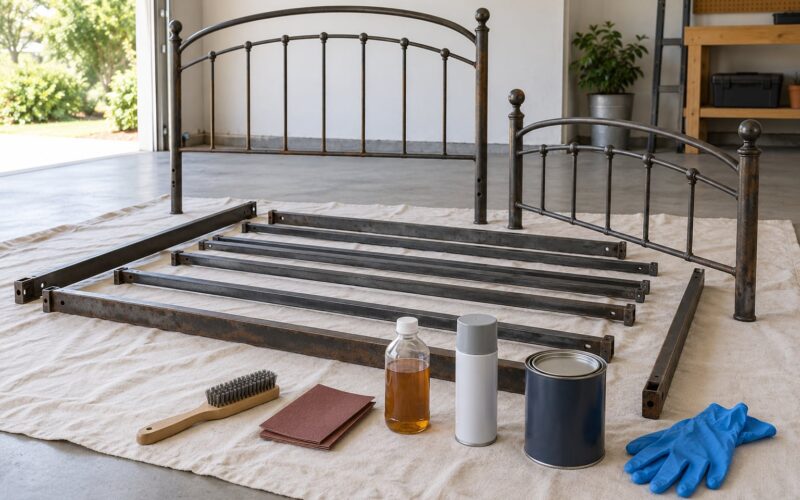 How to Paint Bed Frame Metal: Easy Rust Removal Guide 2026