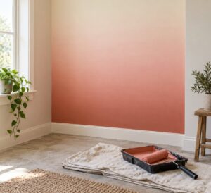 how to paint an ombre wall