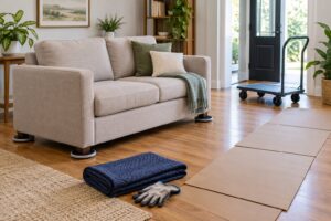 how to move heavy furniture alone