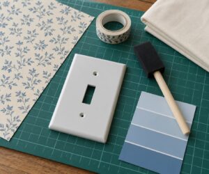how to decorate a light switch cover