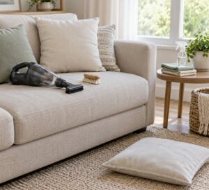 how to clean upholstery fabric at home