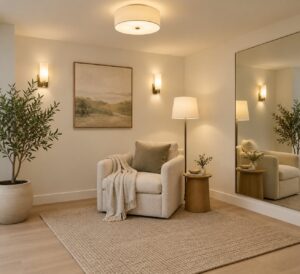 how to brighten a basement with no windows