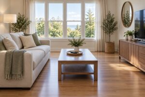 how to deep clean a living room before guests