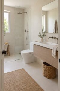 how to make a small bathroom look bigger