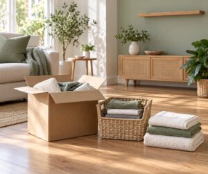 how to declutter a room in one weekend