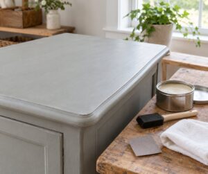 how to seal chalk paint on furniture