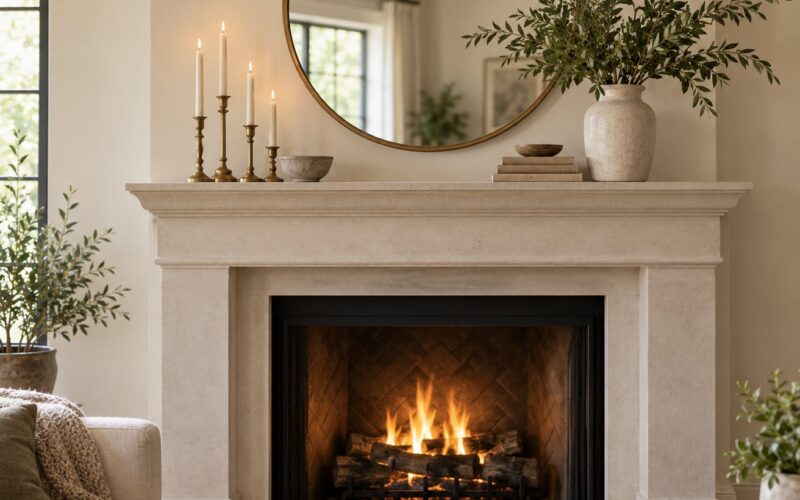How to Style a Fireplace Mantel for a Balanced Look (October 2026)