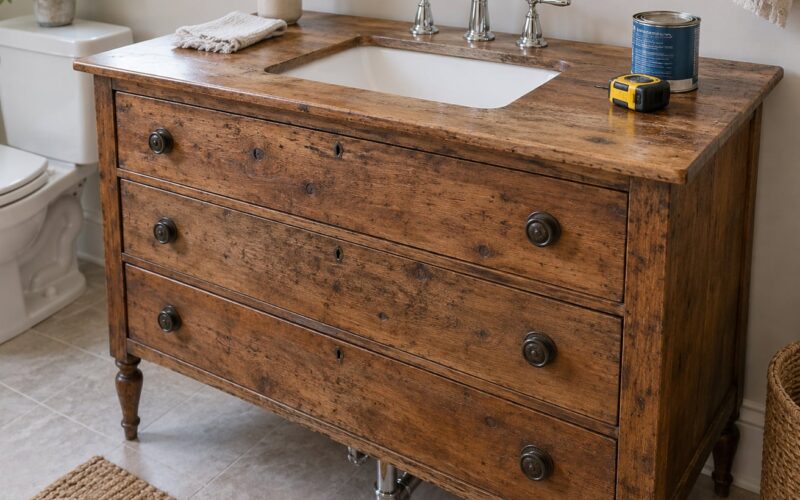 How to Turn a Dresser Into a Bathroom Vanity 2026