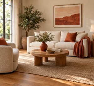 how to add color to a neutral room