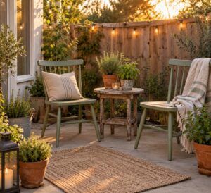 how to decorate a patio on a budget