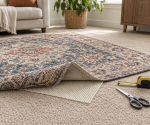 how to keep a rug from sliding on carpet
