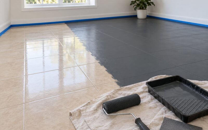 How to Paint Tile Floors: Simple DIY Guide for Renters (2026)