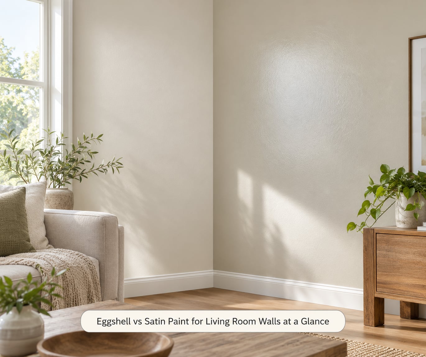 Eggshell vs Satin Paint for Living Room Walls at a Glance