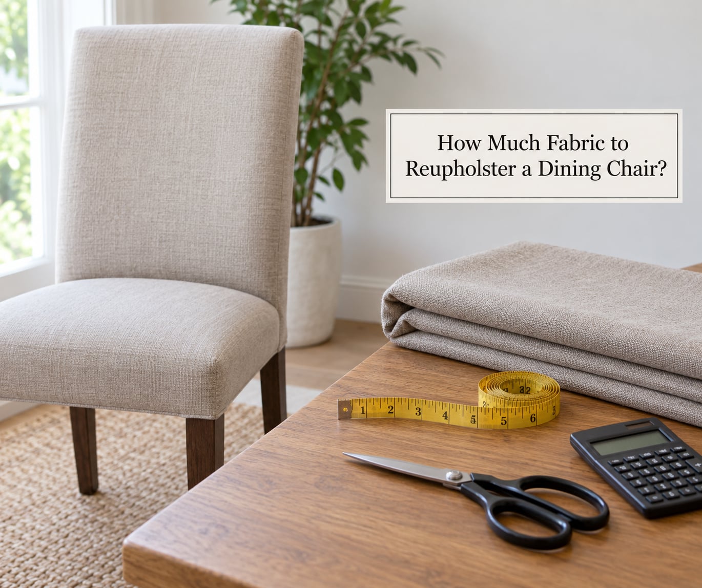 How Much Fabric to Reupholster a Dining Chair?