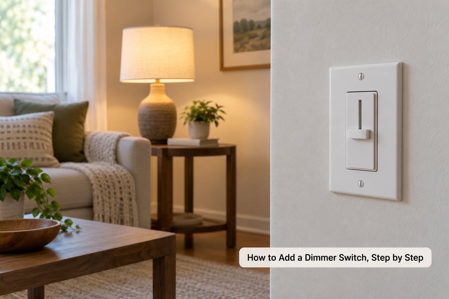 How to Add a Dimmer Switch, Step by Step