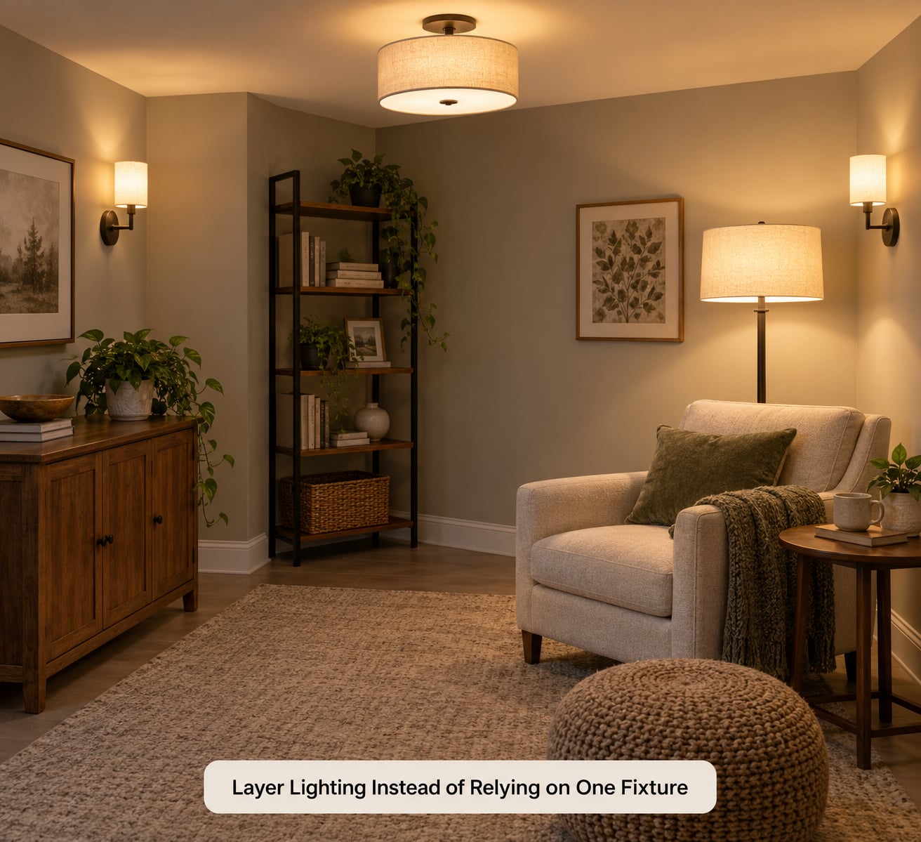 Layer Lighting Instead of Relying on One Fixture