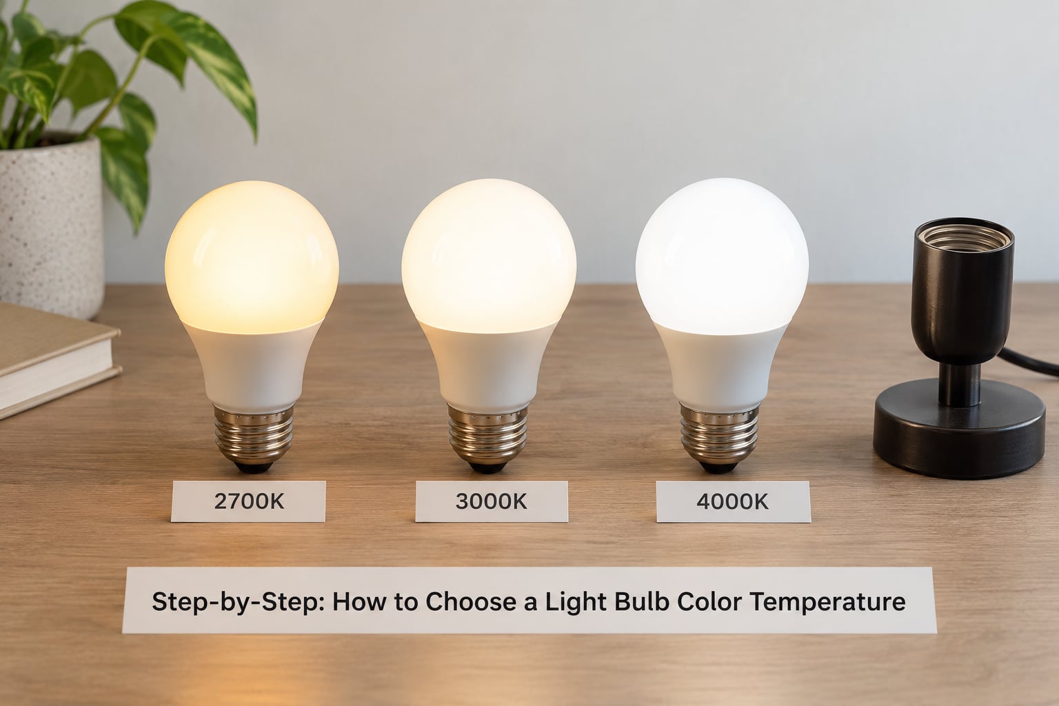 Step-by-Step: How to Choose a Light Bulb Color Temperature