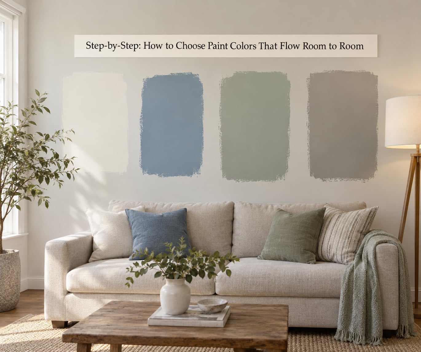 Step-by-Step: How to Choose Paint Colors That Flow Room to Room