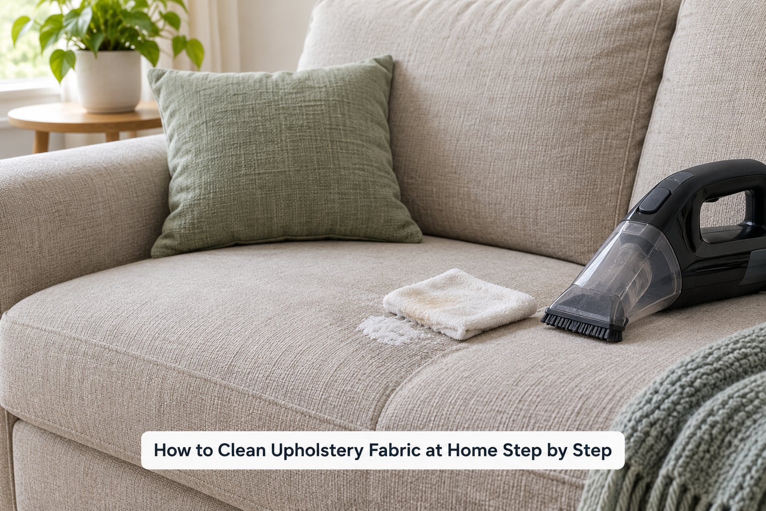 How to Clean Upholstery Fabric at Home Step by Step