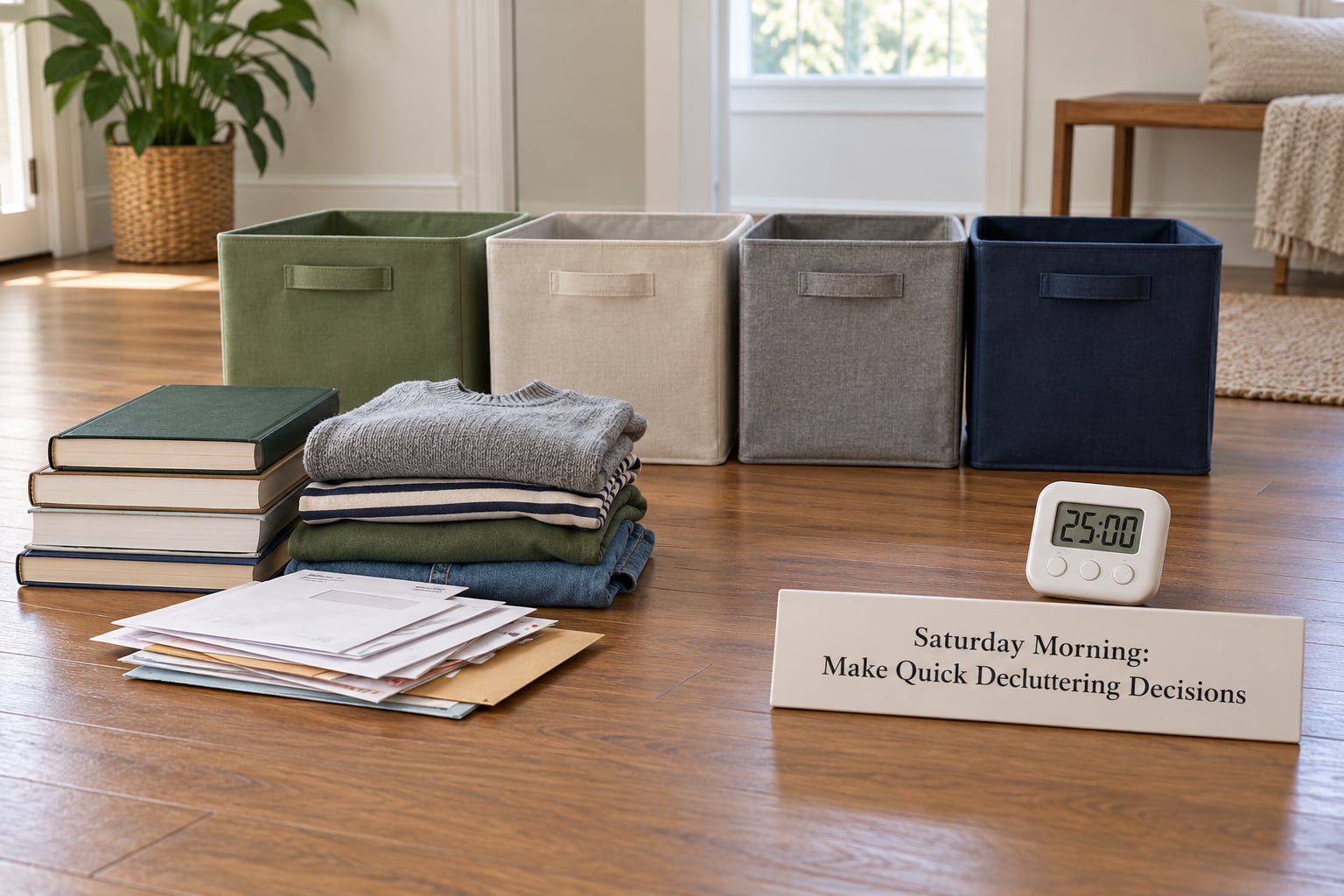 Saturday Morning: Make Quick Decluttering Decisions