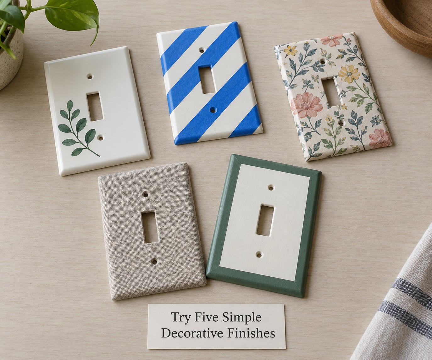 Try Five Simple Decorative Finishes