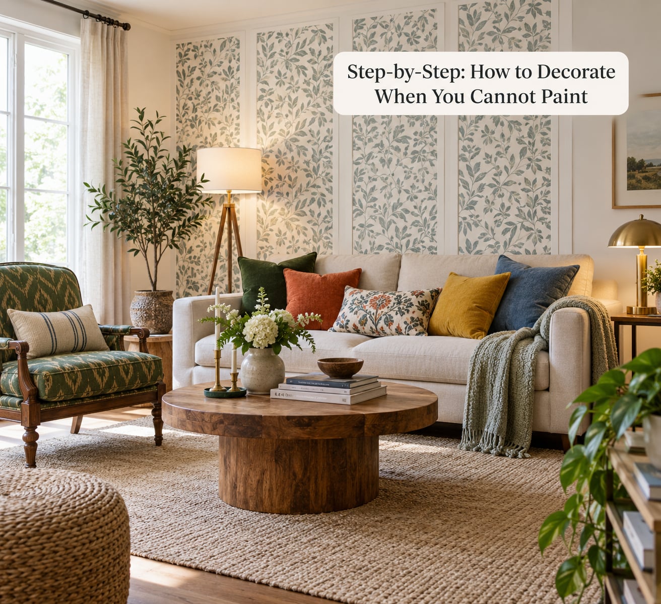 Step-by-Step: How to Decorate When You Cannot Paint