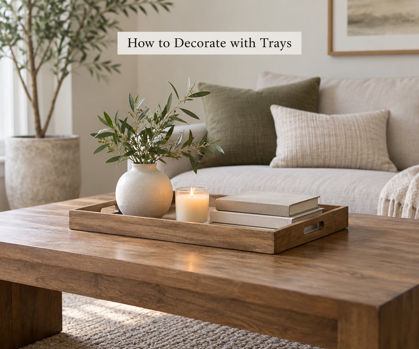 How to Decorate with Trays