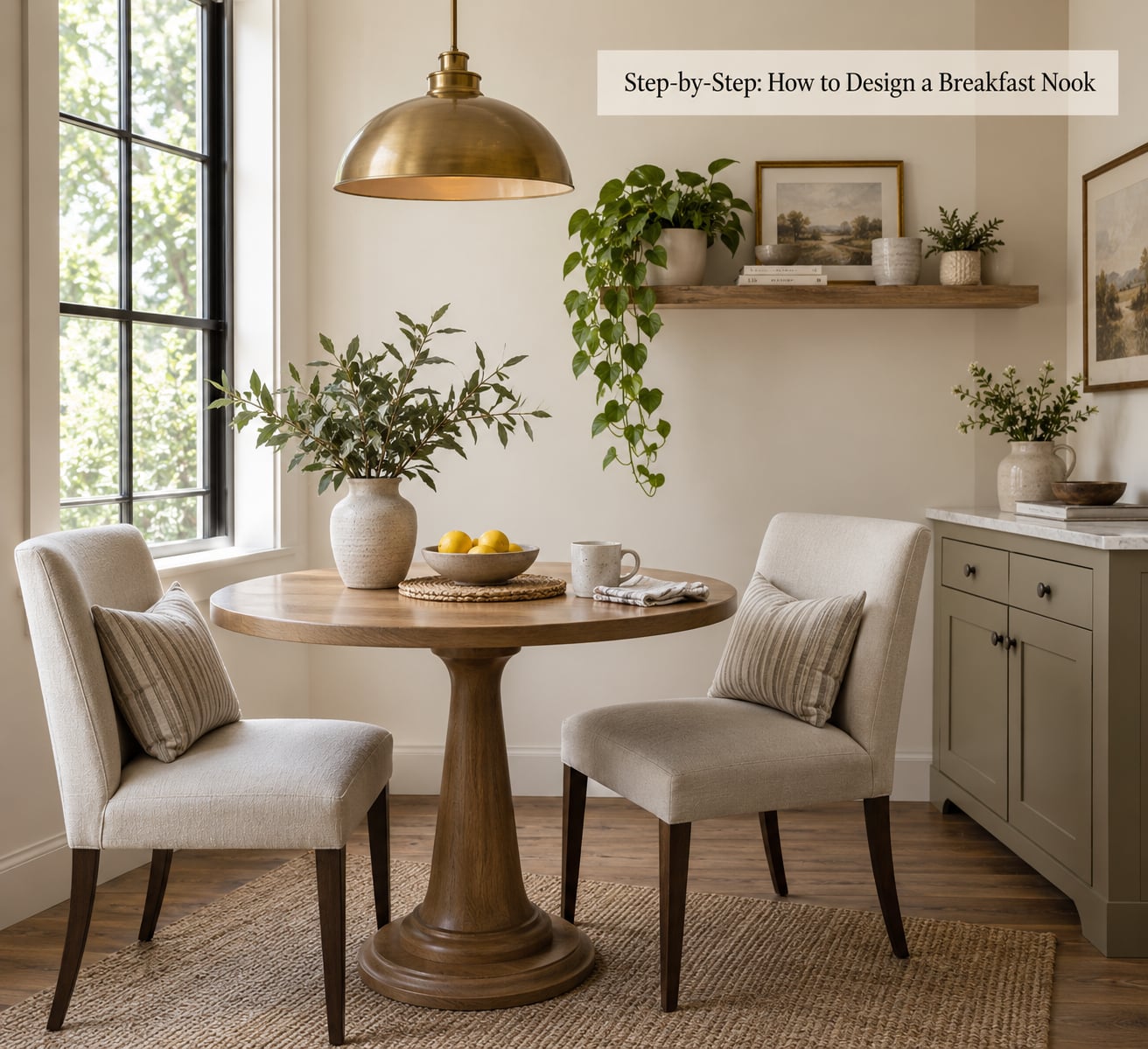 Step-by-Step: How to Design a Breakfast Nook