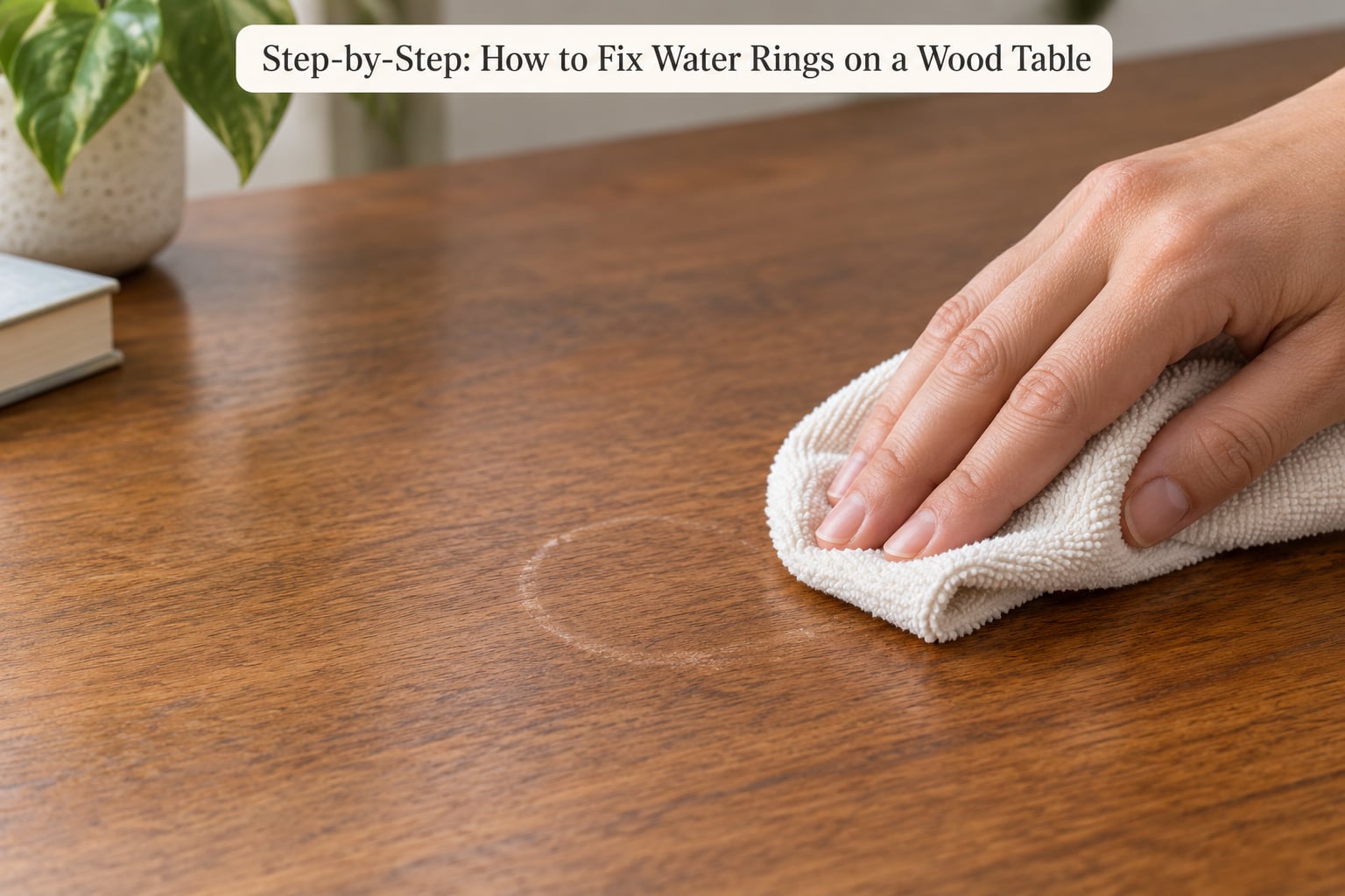 Step-by-Step: How to Fix Water Rings on a Wood Table
