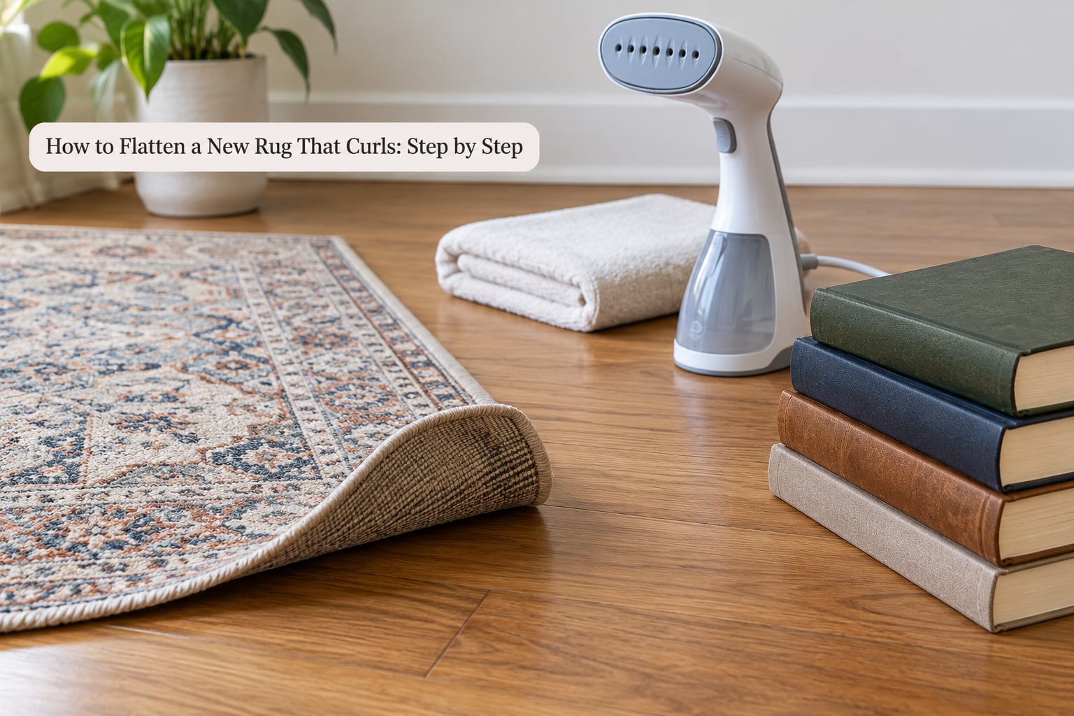 How to Flatten a New Rug That Curls: Step by Step