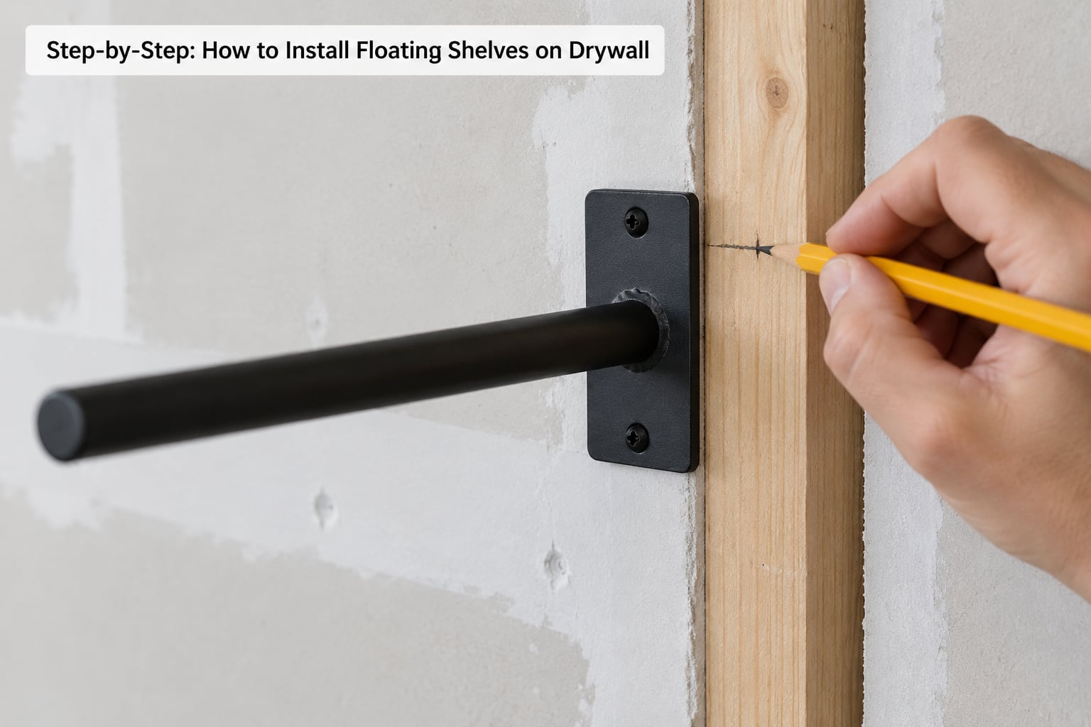 Step-by-Step: How to Install Floating Shelves on Drywall
