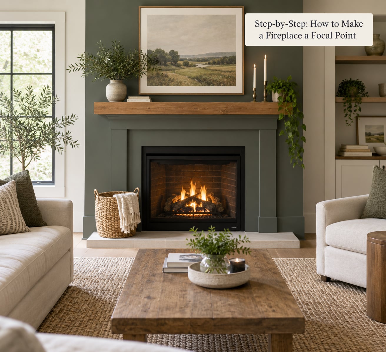 Step-by-Step: How to Make a Fireplace a Focal Point
